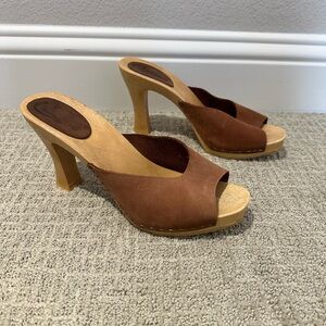 Original Candie’s Brown genuine Leather Women's Heels